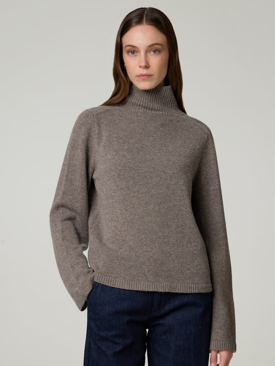 Image sur Pull à col roulé en cachemire
