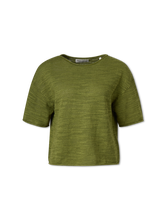 Image sur Pull en maille avec du lin