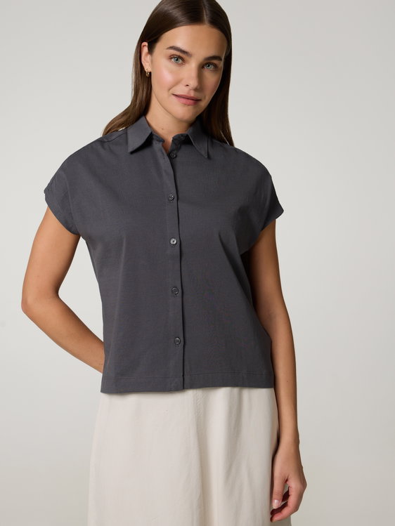 Bild von Bluse aus Baumwolljersey