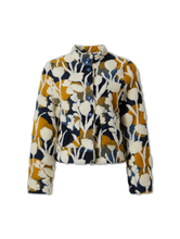 Bild von Teddyjacke mit Blumenmuster