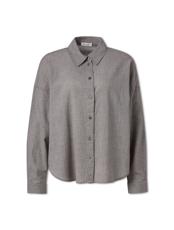 Bild von Oversized Bluse aus Seersucker