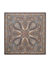 Bild von Seidenschal mit Paisleyprint