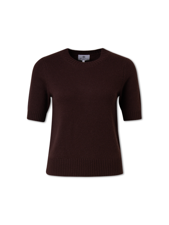 Image sur Pull à manches courtes en cachemire