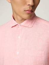 Image sur Chemise à manches courtes en lin
