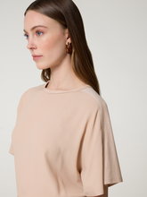 Image sur T-shirt en soie