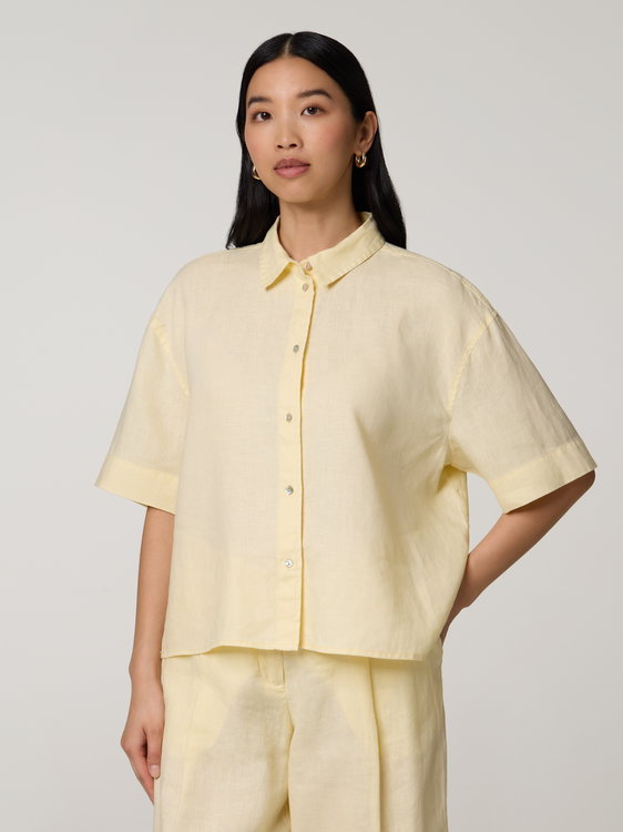 Bild von Blusenshirt aus Leinen
