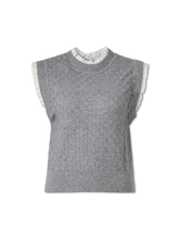 Image sur Pull sans manches en tricot PIREO
