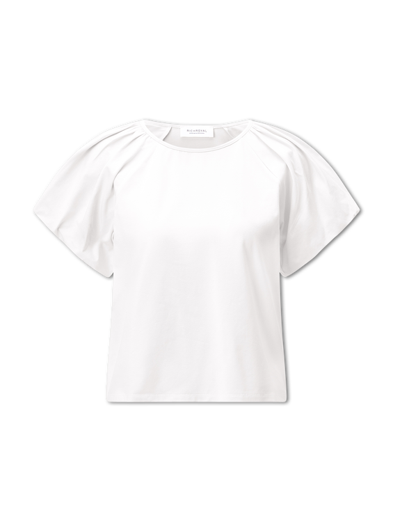 Image sur T-shirt à manches bouffantes