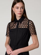 Bild von Midikleid mit Lochstickerei