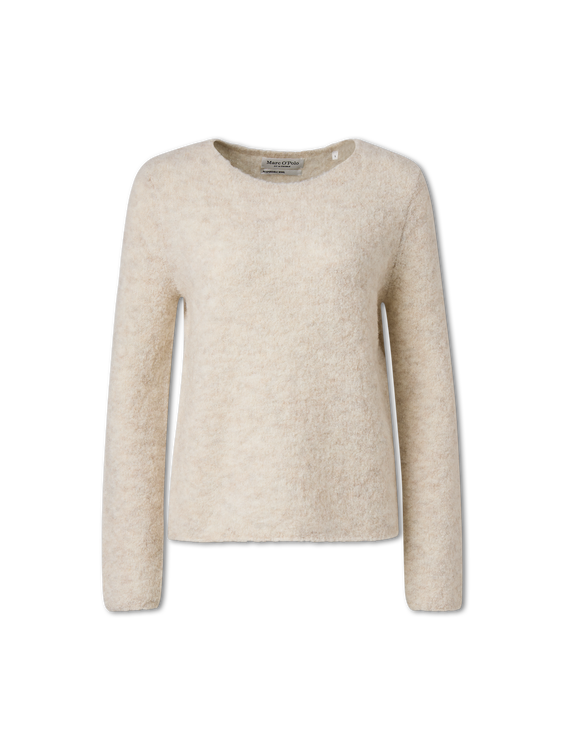Bild von Bouclé-Pullover mit Alpakawolle