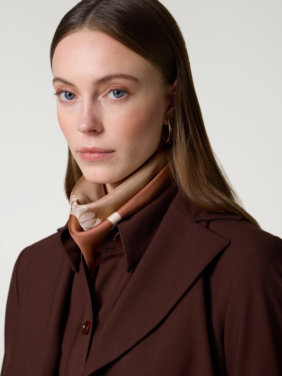 Image sur Foulard en soie à franges
