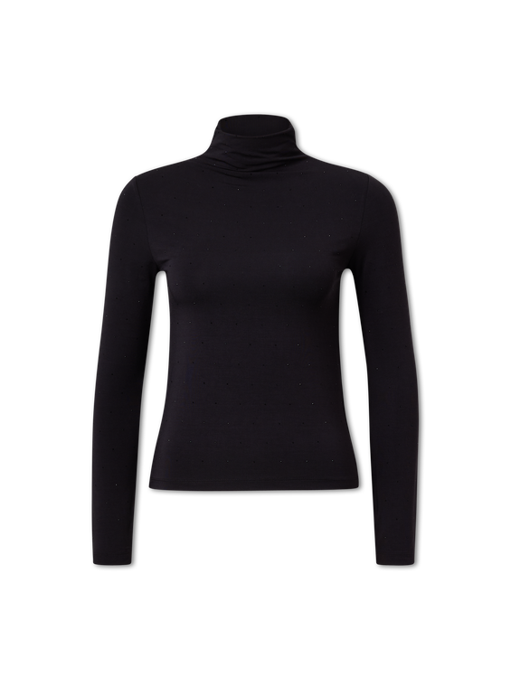 Bild von Langarmshirt mit Rollkragen