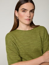 Bild von Strickshirt mit Leinen