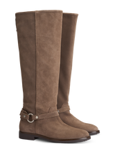 Image sur Bottes en cuir velours WENDY