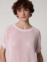 Image sur Pull en maille ajourée