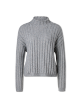 Bild von Pullover in breitem Rippstrick