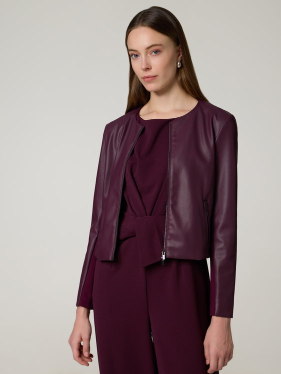 Image sur Veste blazer en simili cuir
