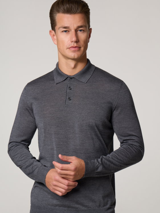 Bild von Polopullover aus Merino