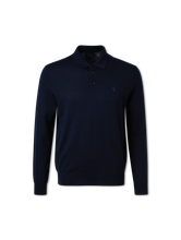 Image sur Polo en maille de laine mérinos