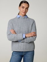 Bild von Pullover in breitem Rippstrick