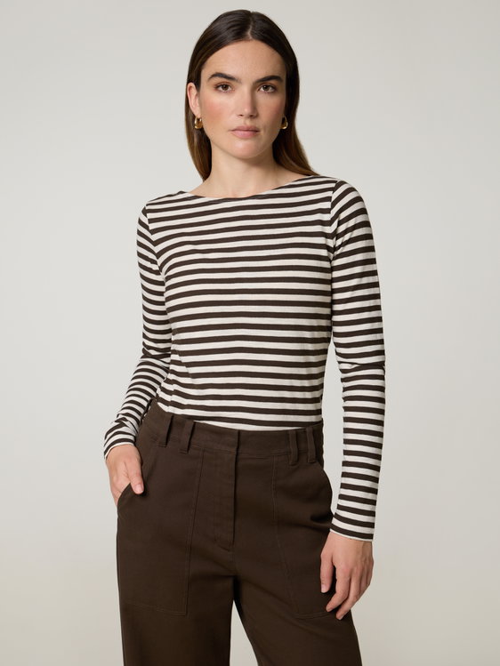 Bild von Langarmshirt aus Baumwolle