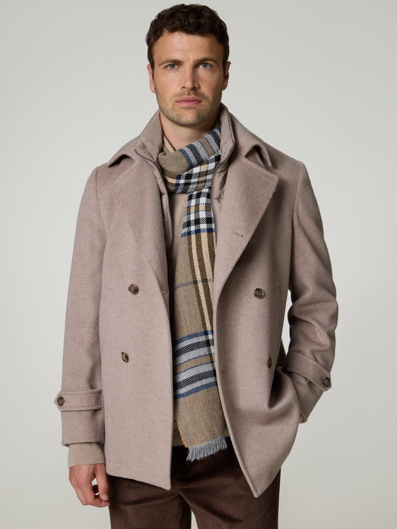 Image sur Veste caban en cachemire PEACOAT