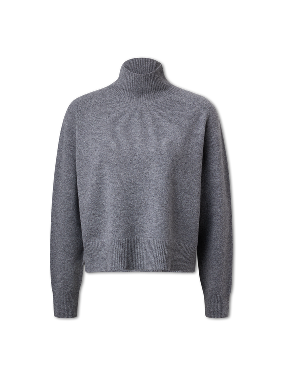 Bild von Stehkragenpullover aus Wolle