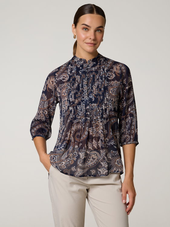 Bild von Tunikabluse mit Paisleymuster