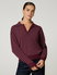 Bild von Streifenpolostrickpullover