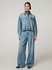 Bild von Wideleg-Denim mit Bundfalte