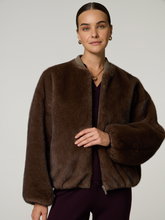 Image sur Blouson aviateur avec fausse fourrure