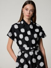 Image sur Robe chemisier à imprimé à pois