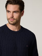 Image sur Pull en maille de coton