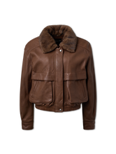 Bild von Blouson aus Leder ABIGAIL