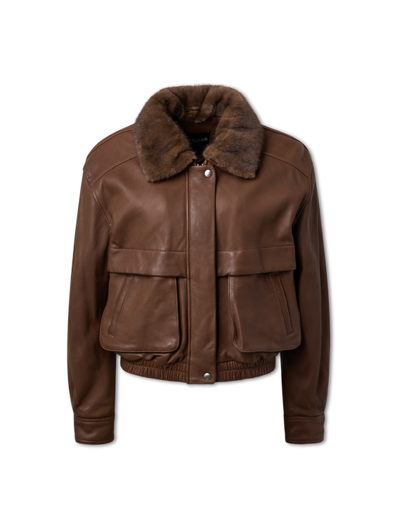 Bild von Blouson aus Leder ABIGAIL