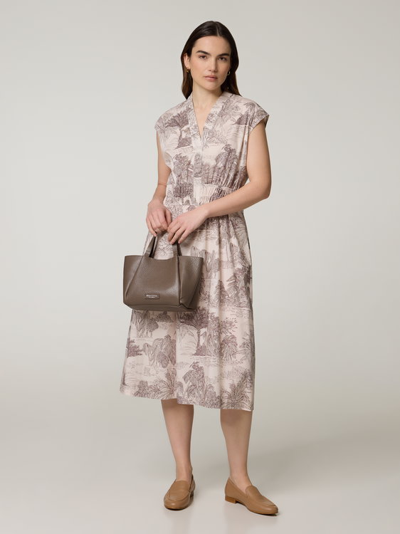 Image sur Midikleid mit Print CIELVINO