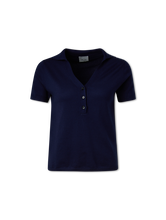 Bild von Strickpoloshirt mit Kaschmir