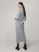 Image sur Midijupe avec mélange laine et cachemire