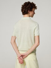 Bild von Strickpolo aus Leinen