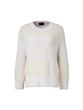 Bild von Pullover im Materialmix