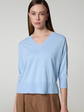 Bild von Strickshirt mit 3/4 Ärmel