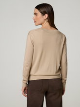 Image sur Pull en maille fine avec de la soie