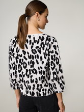 Image sur Pull brodé avec motif léopard