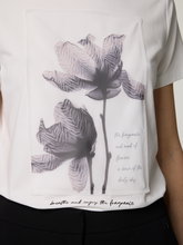 Image sur T-shirt avec coton