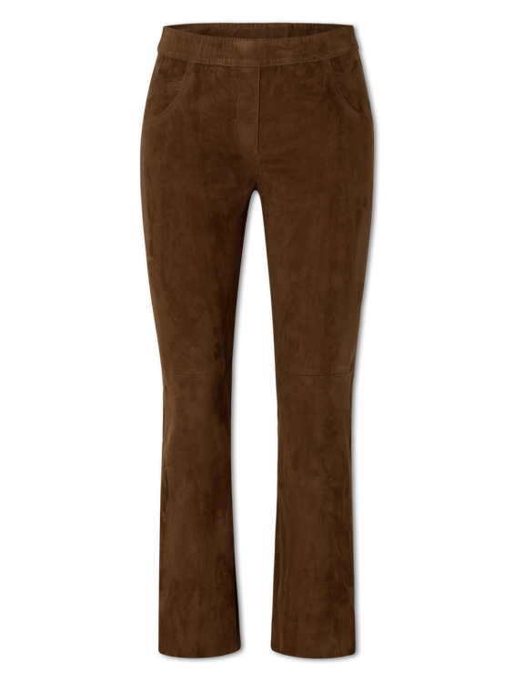 Bild von Veloursleder-Straightleg-Pants
