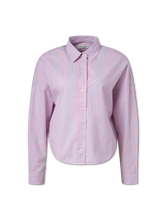 Bild von Poplinebluse mit Streifen