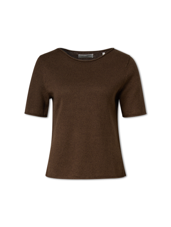 Bild von Strickshirt mit Leinen