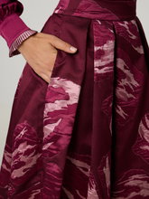 Image sur Jupe midi en jacquard ABEYDEA