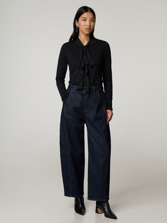 Image sur DENIM WIDE BARREL LEG