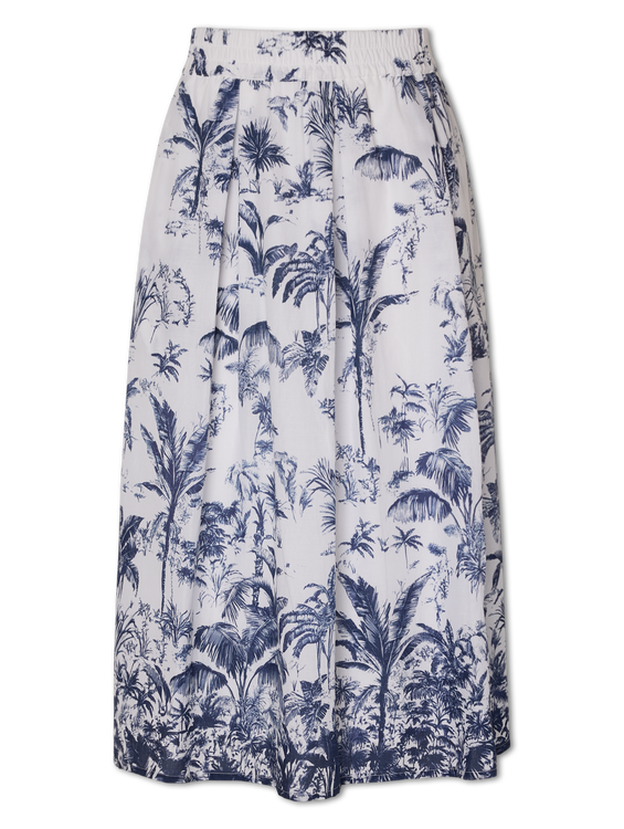 Bild von Midijupe aus Baumwolle-Voile